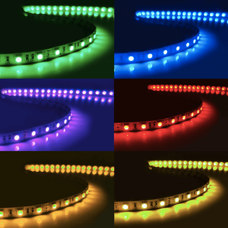 KIT Ruban LED RGB 5M 5050 60 led/M