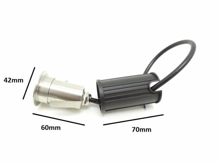 Built -En Exterior Spot LED Sol 1W 12V IP68 45 °