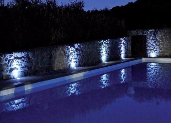 LED-Einbaustrahler für den Außenbereich, IP65, 220 V, Boden, 3 W, 45°