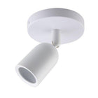Richtbare opbouw-ledspot, wit, voor GU10-lamp