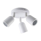 White Triple Adjustable Surface-Mounted LED Spotlight for GU10 Bulb