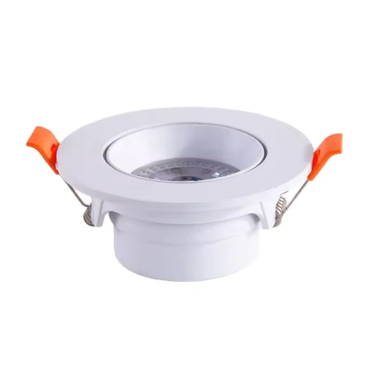 Spot LED Encastrable 7W BLANC Orientable 30° Transformateur Intégré
