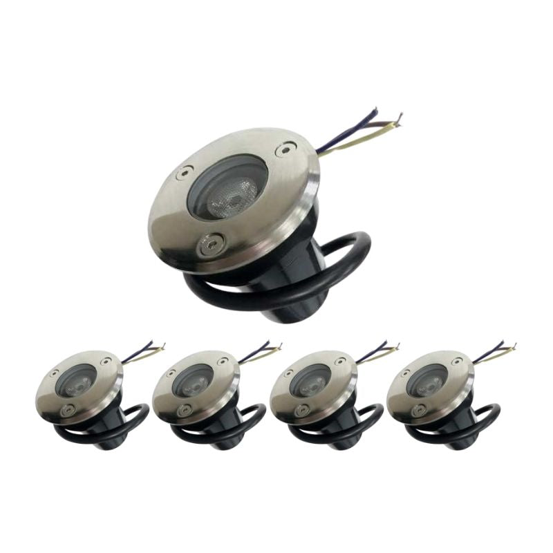 LED-Einbaustrahler für den Außenbereich, IP65, 220 V, Boden, 3 W, 45°