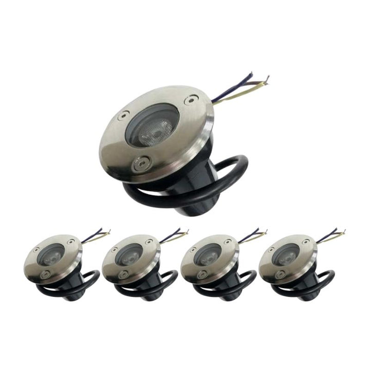 LED-Einbaustrahler für den Außenbereich, IP65, 220 V, Boden, 3 W, 45°