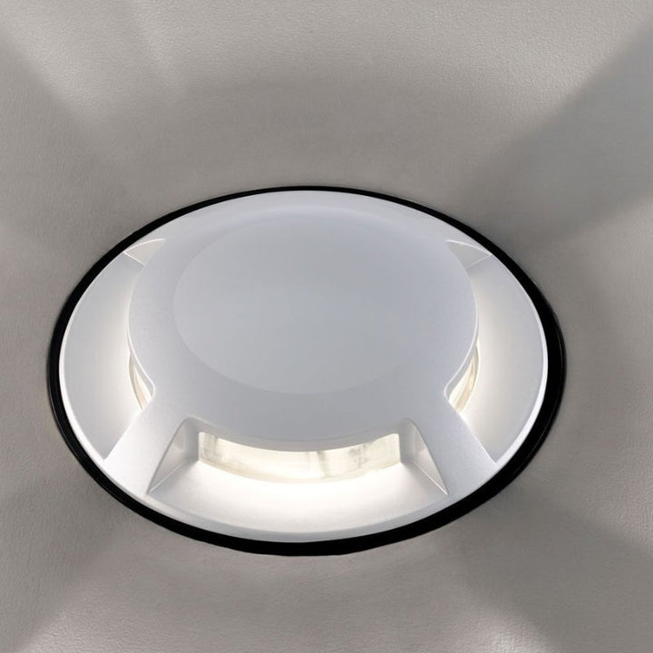 Spot LED Extérieur Encastrable IP67 DC12V 1W 4 Faisceaux Blanc