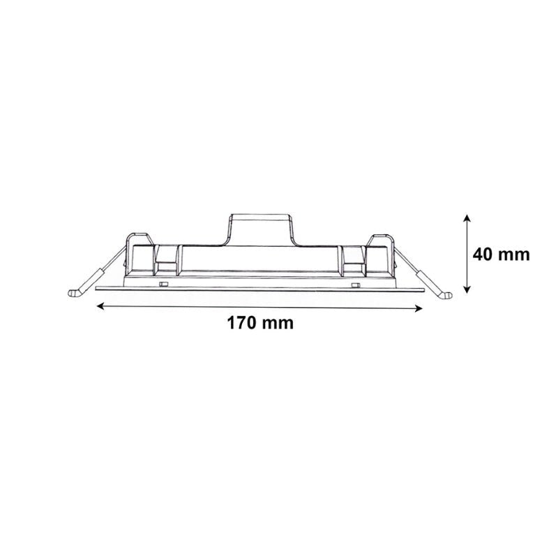 Spot LED Rond 18W Ø170mm Température Variable Dimmable