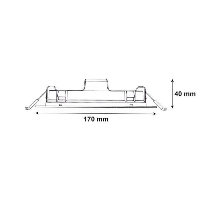 Spot LED Rond 18W Ø170mm Température Variable Dimmable