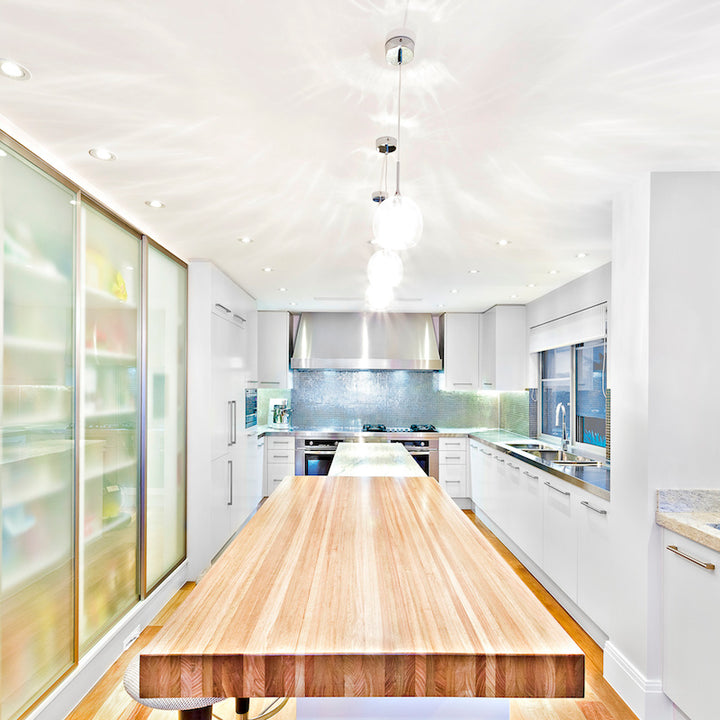 Runder LED-Einbaustrahler, verstellbar, COB, Weiß, 30 W