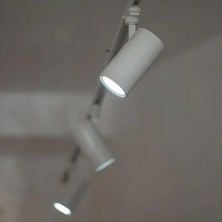 LED -plek op 80 ° enkele fase rail voor GU10 -lamp