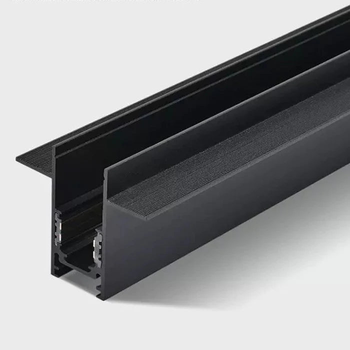 Foco LED sobre Carril Magnético Rectangular 48V 5W Orientable NEGRO