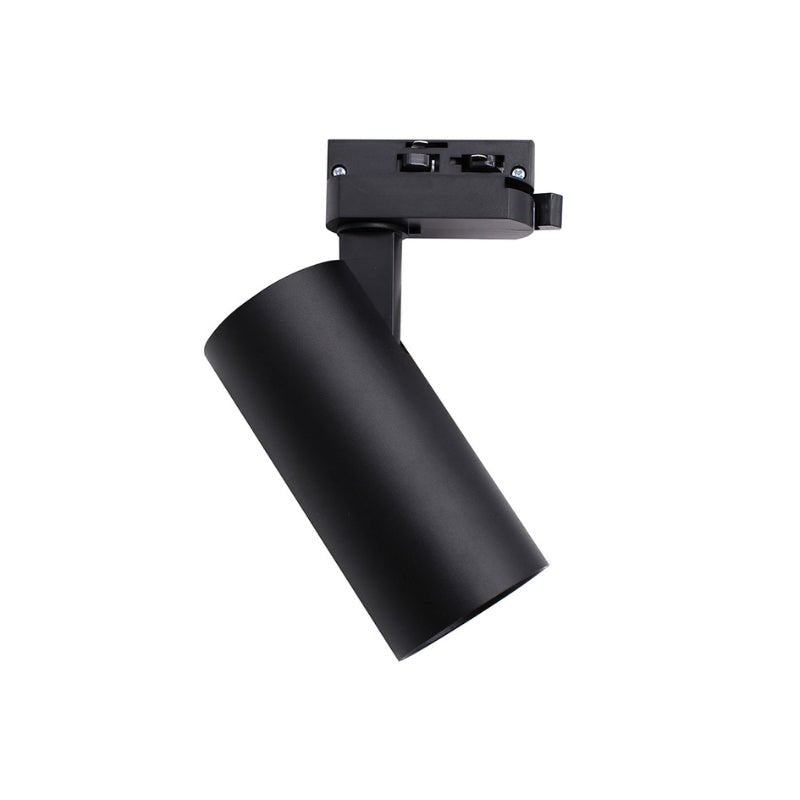 Spot LED sur Rail Monophasé CCT 20W 60° Noir - 3000K/4000K/6500K (Pack de 20)