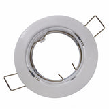 Support Spot Encastrable GU10 LED Orientable Rond Blanc