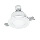 Support Spot GU10 LED Rond Ø120mm + vitre opaque