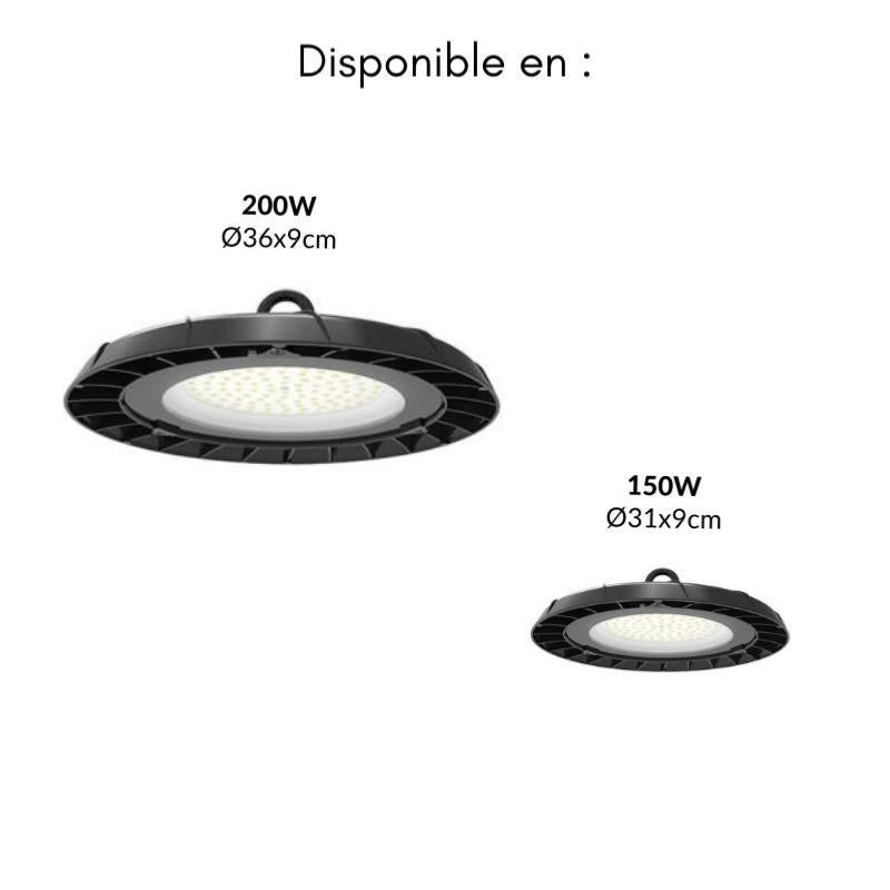 UFO 90 ° 200W Industrial Highbay Bell