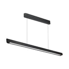 Lámpara Colgante Lineal LED 36W CCT Difusión Amplia 100° Negro 120cm