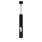 Candeeiro suspenso perfurado 40cm para lâmpada GU10 Preto