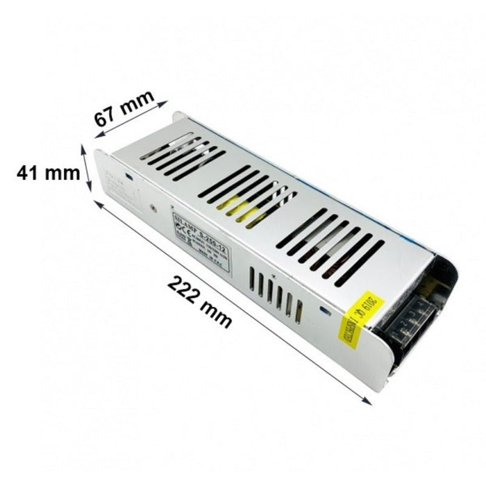 Transformateur 220V 24V 250W IP20 DC 10,5A