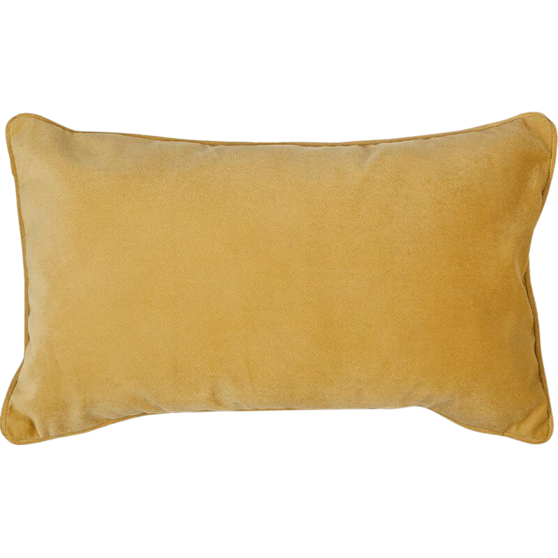 Dekoratives rechteckiges Polyesterkissen 30 x 50 cm – einfarbig