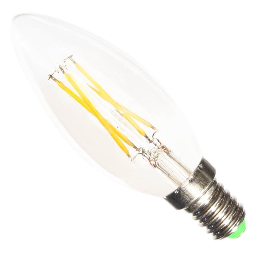 Ampoule E14 LED Filament 6W 220V C35 COB 360° Bougie - Silumen