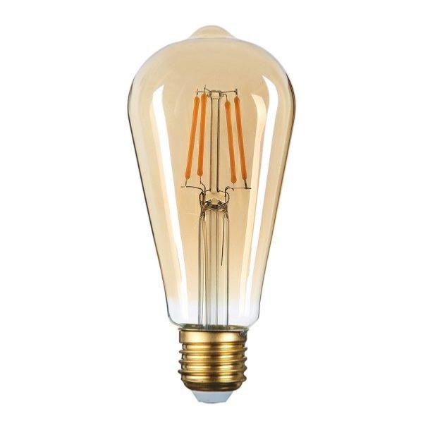 Ampoule E27 LED Filament Dimmable 8W ST64 - Silumen