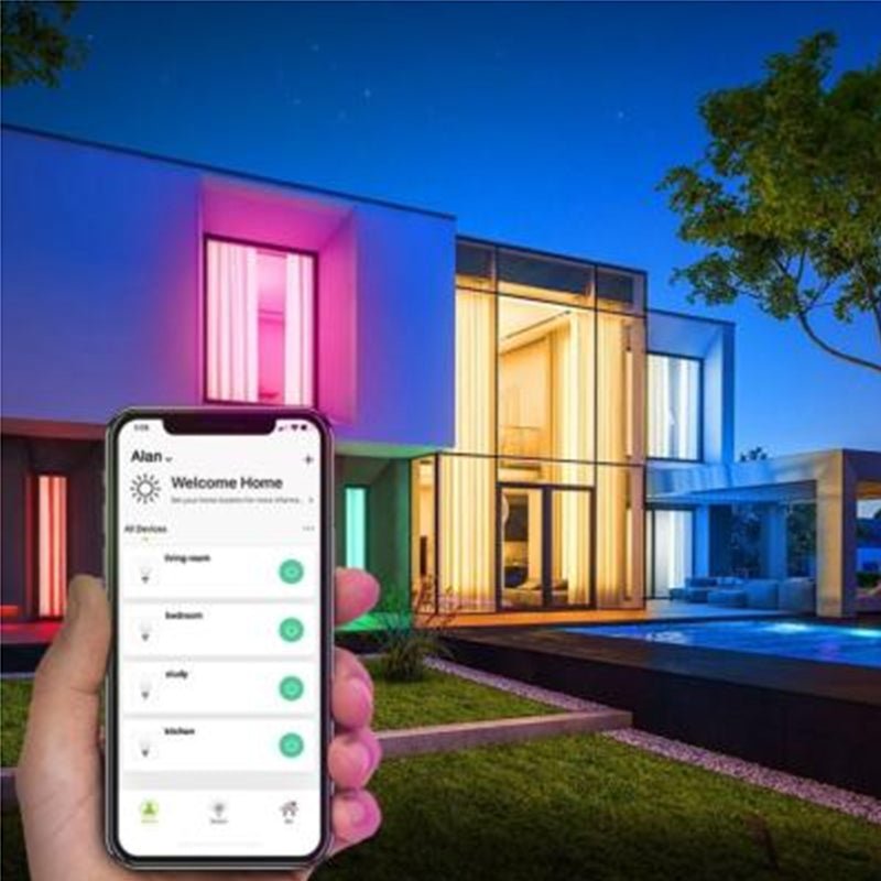 Ampoule LED Connectée Wifi E27 11W G95 RGBW - Silumen