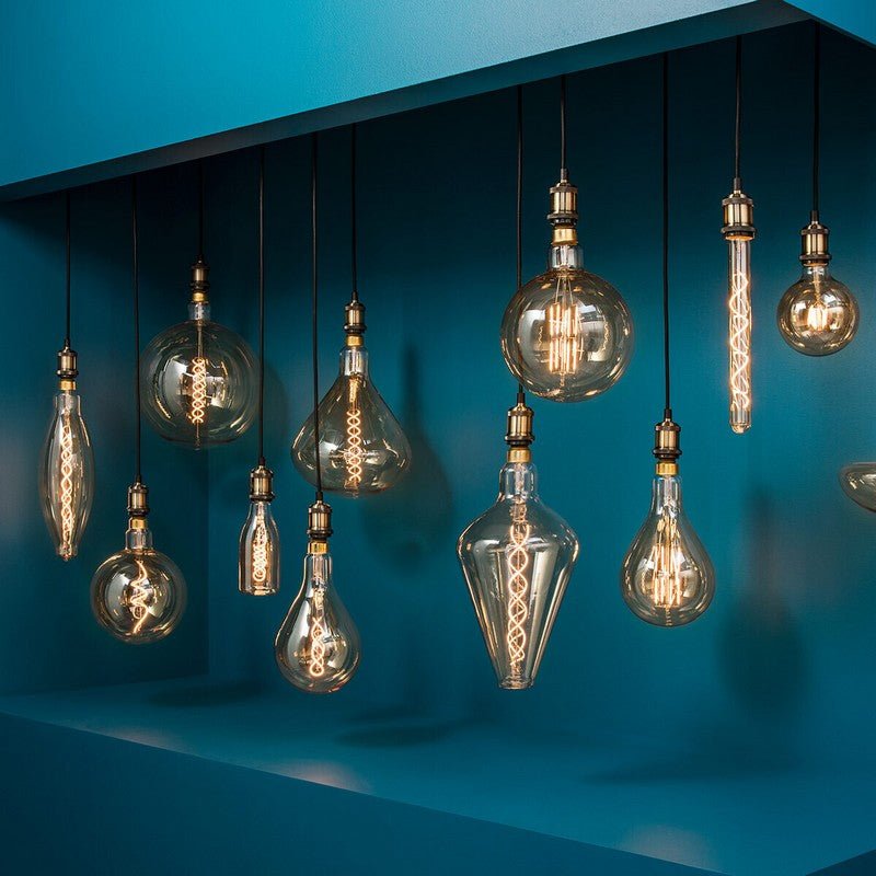 Ampoule LED E27 Filament Tube 4W Ambré - Silumen