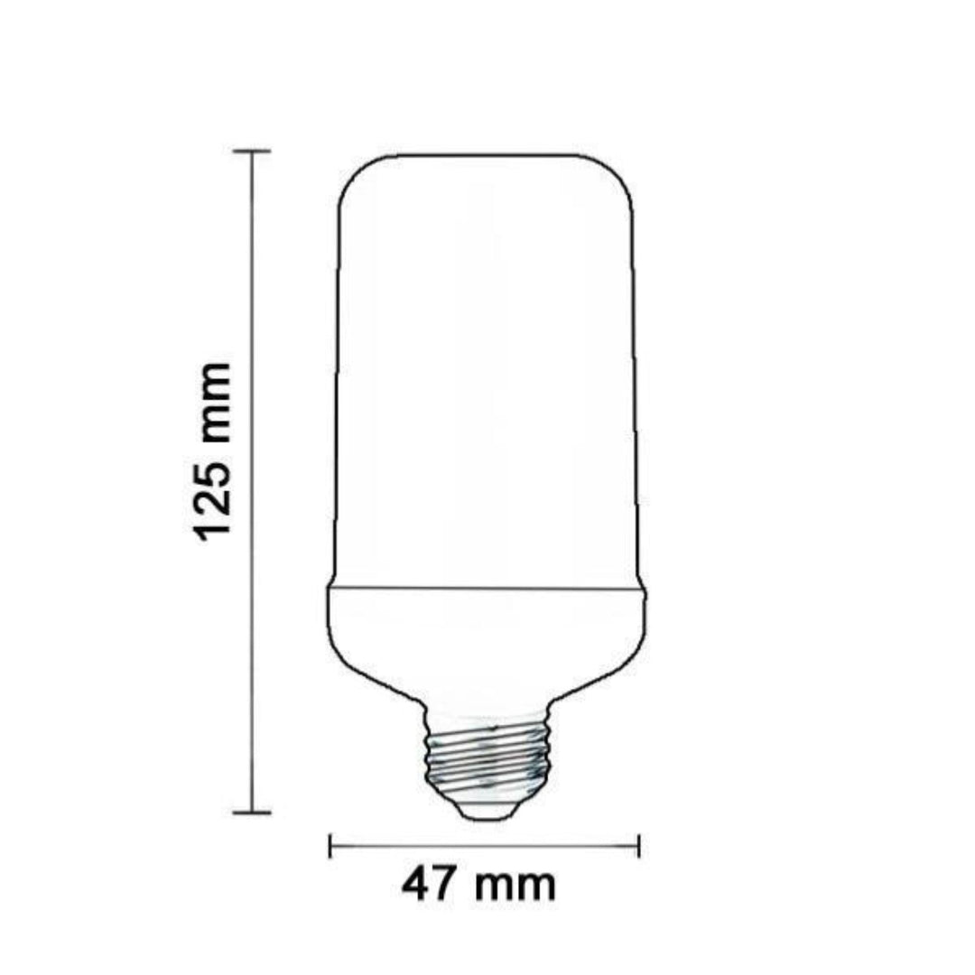 Ampoule LED E27 Flamme 5W 220V - Silumen