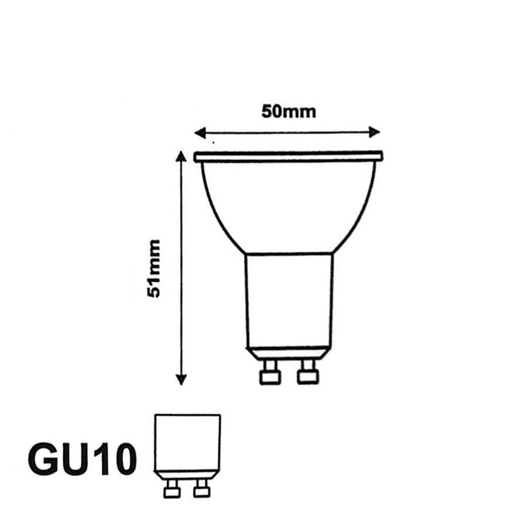 Ampoule LED GU10 8W 220V PAR16 COB - Silumen