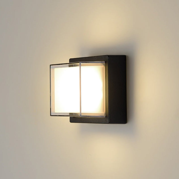 Applique LED Connectée Wifi RGBW 12W IP54 Carrée - Silumen