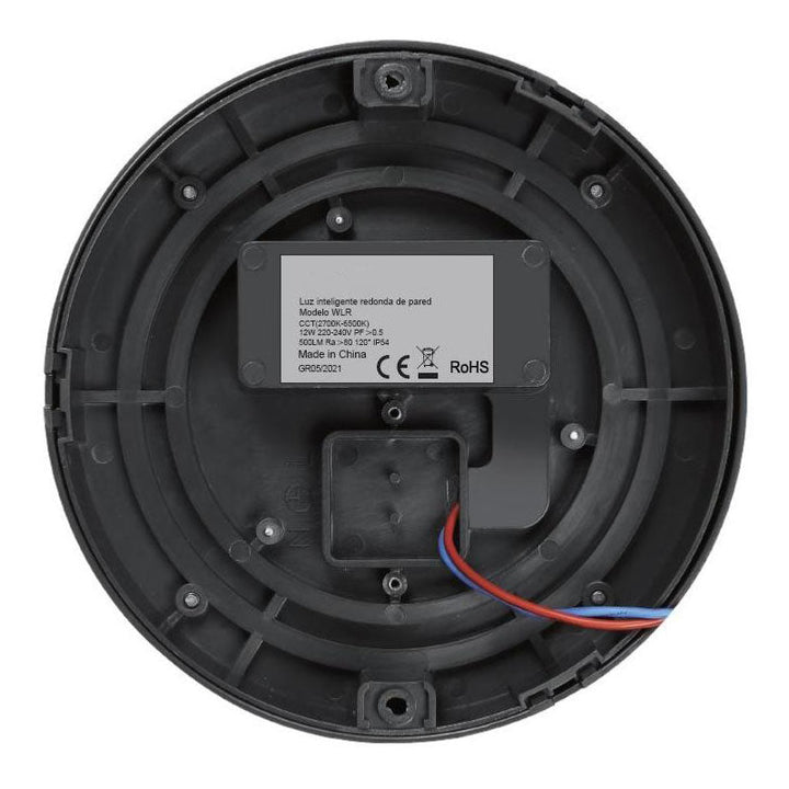 Applique LED Connectée Wifi RGBW 12W IP54 Ronde - Silumen