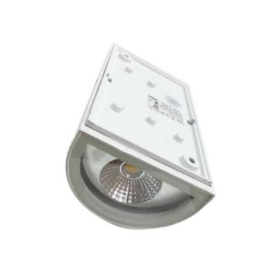 Applique LED Murale 10W Double Faisceau IP44 BLANC - Silumen