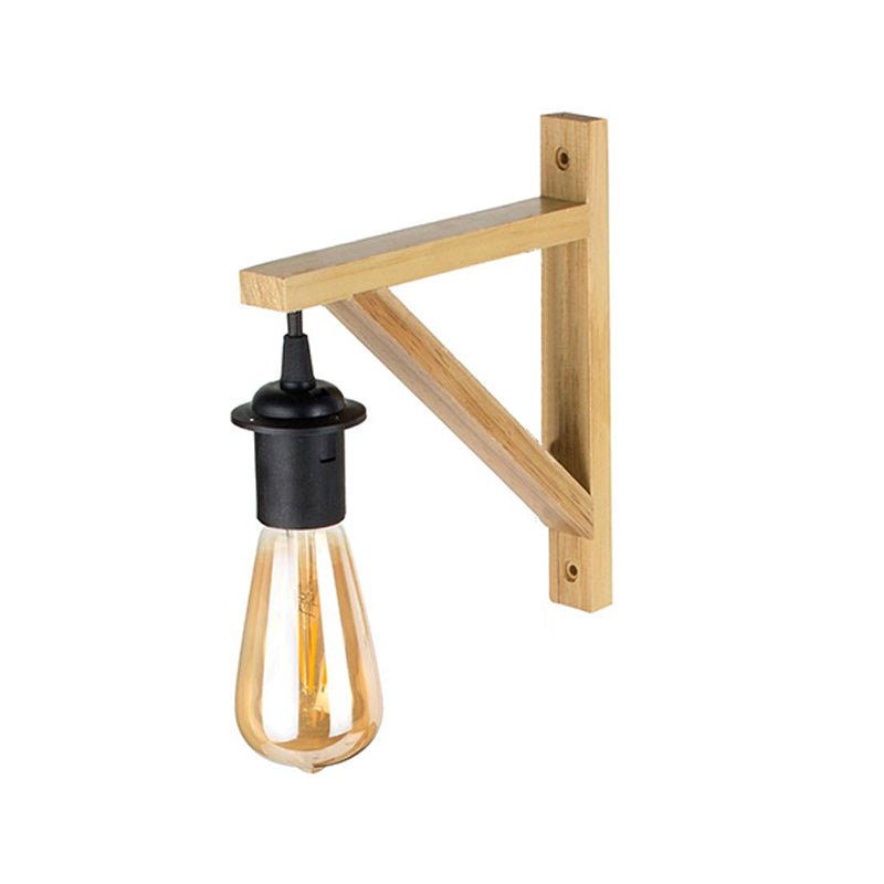 Applique Murale Bois pour Ampoule E27 - Silumen