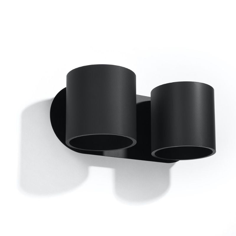 Applique Murale Cylindre 2 Spots de Lumière pour Ampoule G9 - Silumen