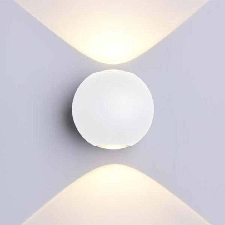 Applique Murale Design LED Double Faisceau IP54 6W - Silumen