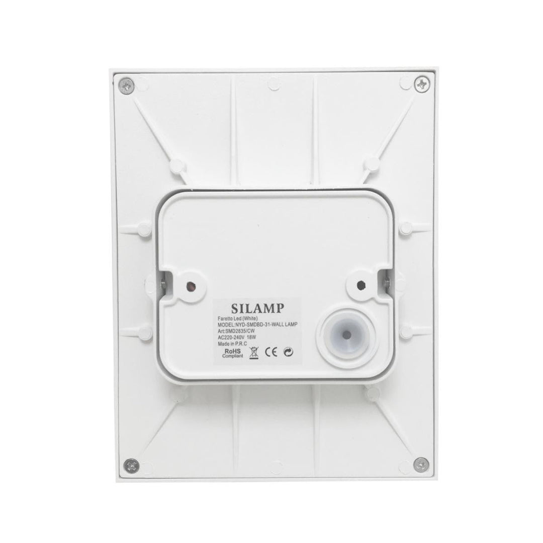 Applique Murale LED 18W IP44 BLANC - Silumen