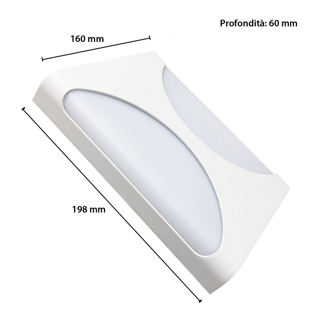 Applique Murale LED 18W IP44 BLANC - Silumen
