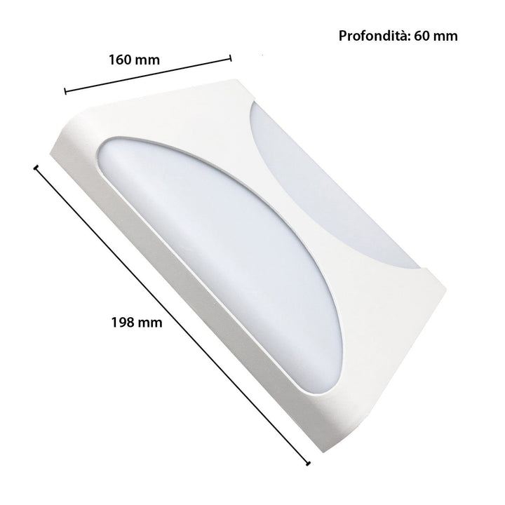 Applique Murale LED 18W IP44 BLANC - Silumen