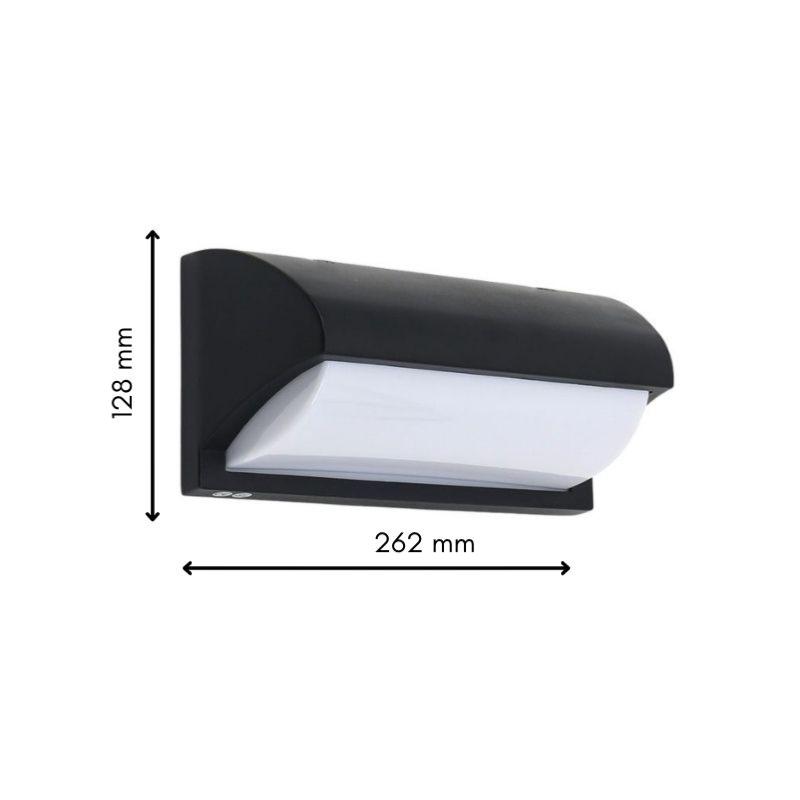 Applique Murale LED 30W Noire IP62 - Silumen