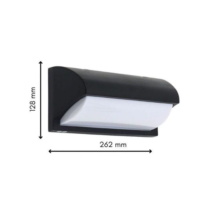 Applique Murale LED 30W Noire IP62 - Silumen