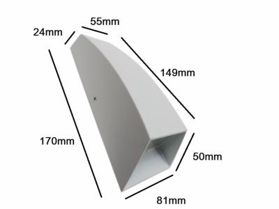 Applique Murale LED 7W IP44 Double Faisceaux BLANC - Silumen