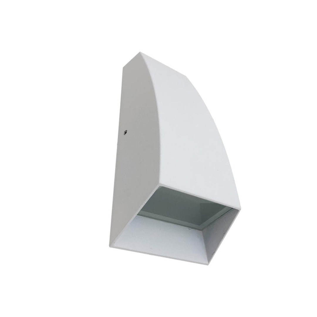 Applique Murale LED 7W IP44 Double Faisceaux BLANC - Silumen