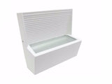 LED-Wandleuchte 7W IP44 rechteckig WEISS