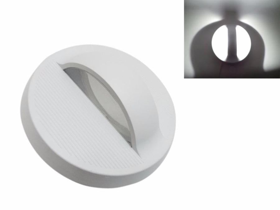 Applique Murale LED 7W IP44 Ronde BLANC - Silumen