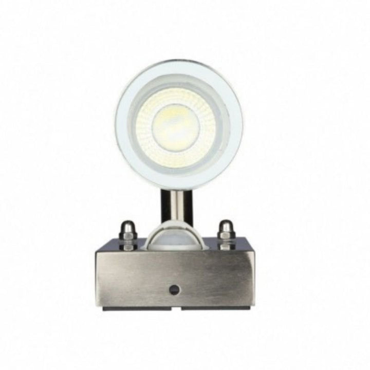 Applique Murale LED IP44 Double Faisceau GU10 avec Détecteur de Mouvement - Silumen