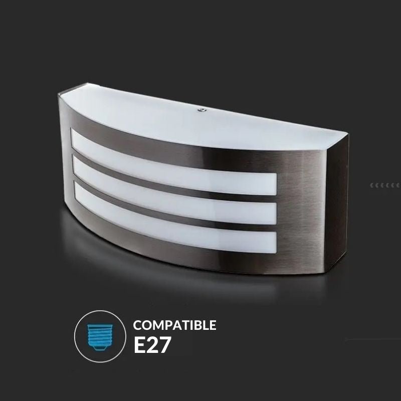 Applique Murale LED IP44 pour Ampoule E27 - Silumen