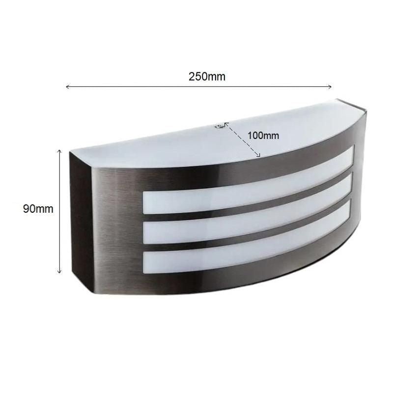 Applique Murale LED IP44 pour Ampoule E27 - Silumen