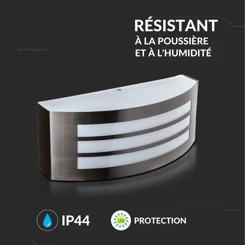 Applique Murale LED IP44 pour Ampoule E27 - Silumen