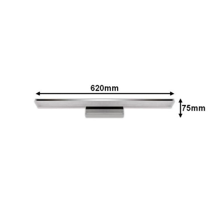 Applique Murale LED SMD 14W IP44 Chrome - Silumen