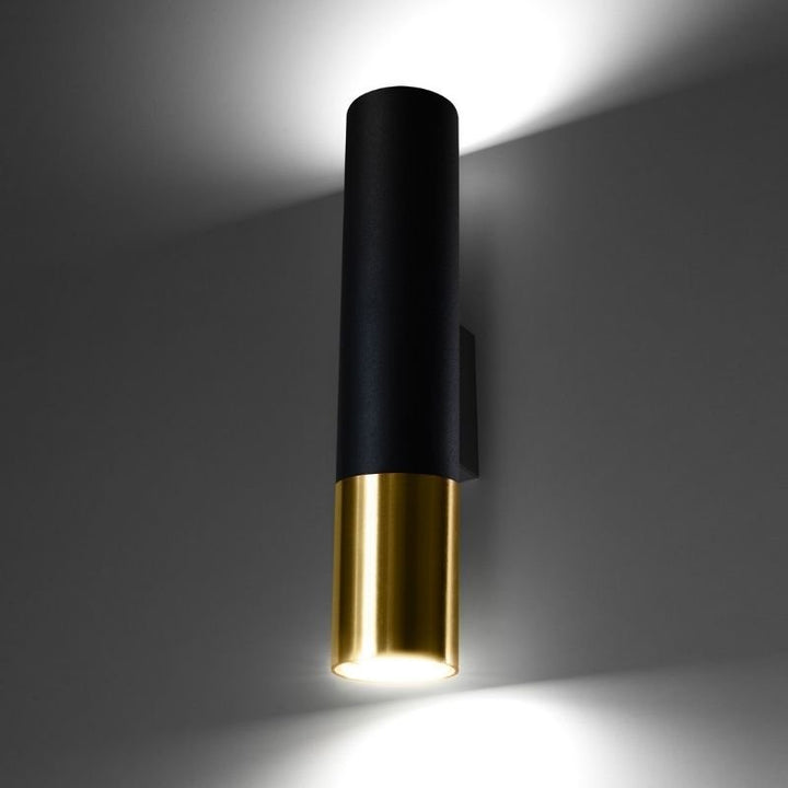 Applique Murale Noire pour Ampoule GU10 - Silumen