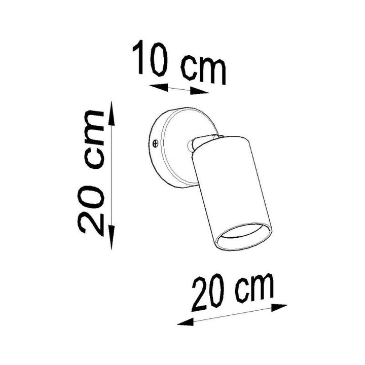 Applique Murale Orientable Bois pour Ampoule GU10 - Silumen
